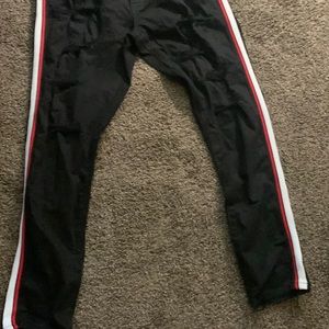 Jordan Craig denim jeans red and black striped legacy editon